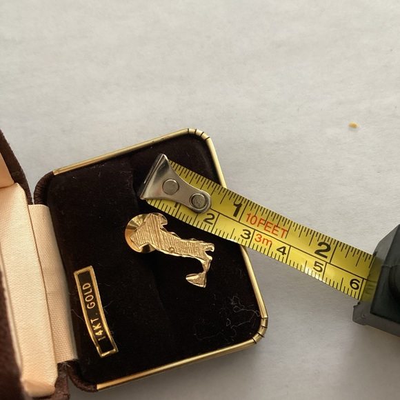 14KT Gold Men’s Tie Tack Pin - Picture 3 of 3